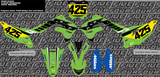 Factory 24' Kawasaki Semi Custom Graphics